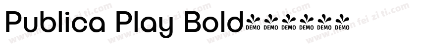 Publica Play Bold字体转换